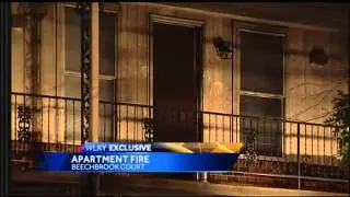 Baby sent to hospital after fire breaks out at apartment complex