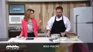Bolo Vulcão - Revista da Cidade (30/09/2016)