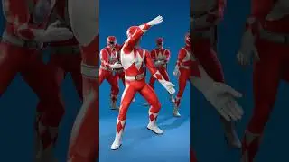 *NEW* POWER RANGERS GO GO POWER RANGERS Emote In FORTNITE! | #Fortnite #Emote