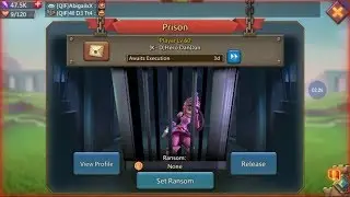 Lords Mobile k633 Capping the rally leader for overlord guild