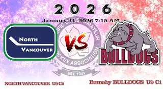 2026 01 31 PRESIDENTS LEAGUE Burnaby Bulldog u9C1  vs NORTH VAN U9C2 at  Rosemary Brown Centre