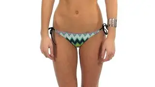 Volcom Zaggered Tie Side Skimpy Bottom | SwimOutlet.com