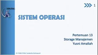 Storage Management pada Sistem Operasi
