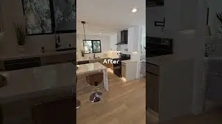Kitchen makeover✨👷&zwj;♂️ #Remodeling #Kitchenremodeling #BeforeAndAfter #Renovation #DreamKitchen