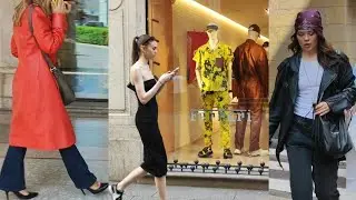 Discovering Milan's Hottest Store Displays with Diesel, Ferrari and Etro 🇮🇹 Italian Street Style