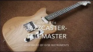 Warmoth Jazzcaster/Telemaster Offset Telecaster Fender CS Texas Special Roasted Maple/Ebony Neck
