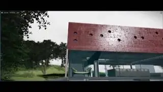 Revit house in 3ds max interactive