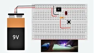 How to use Breadboard?/Types/Connections/SimpleLEDCircuit/--//***Processing***//