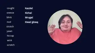Polish for foreigners - Face and body moves #polishlanguage  #learnpolish  #polishforbeginners