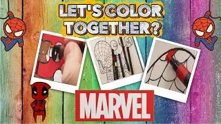 Deadpool and Spider-Man Coloring the craziest friendship in comics!