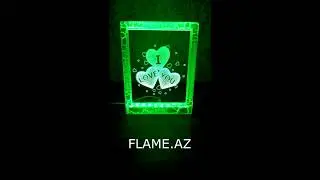 3D креативный ночник I Love You - FLAME.AZ