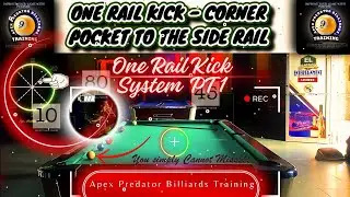 THE MOST PRECISE 1 RAIL KICK-SYSTEM IN BILLIARDS! Using MATHEMATICS to INCREASE your ACCURACY(PT 1)