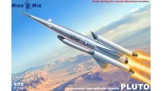 Unboxing Mikro Mir 72-032 1/72 Supersonic Low-altitude Missile Pluto Plastic Model Kit