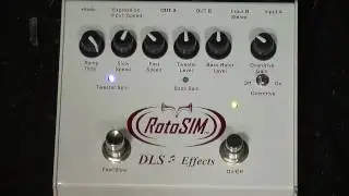 RotoSIM Leslie Rotary Guitar Pedal Demo/Review