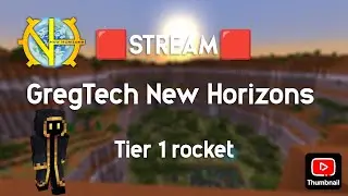 🔴GregTech New Horizons stream CZ HV tier