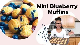 Mini Vanilla Blueberry Muffins | SHQUITA