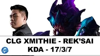 CLG Xmithie - Rek'Sai Jungle - NA SoloQ