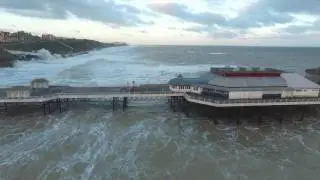 Norfolk Pier Battered by Storm Surge