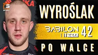 GRACJAN WYROŚLAK: BLISKO BYŁO TR&Oacute;JKĄTA! SZALONY ROLLERCOASTER Z MUZYKĄ! BABILON MMA 42
