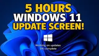5 hours windows 11 update screen!