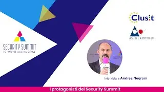 Security Summit 2024, i protagonisti: Andrea Negroni