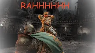 Playing For Honor but I just jump at people over and over.