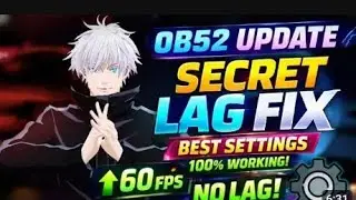 Free Fire OB52 Update Lag Fix | Free Fire Lag Problem Kaise Thik Kare 2GB 3GB 4GB Ram Mobile Me 