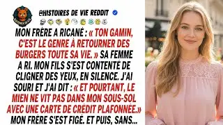 Mon frère s'est moqué : « Ton fils finira à retourner des burgers ». Sa femme a ri. Mon fils…