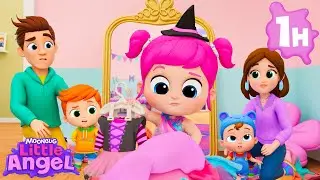 👚 Jill&rsquo;s Family Photo Fashion Show! | Nursery Rhymes for kids - Little Angel