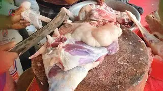 Original Best Goat Mutton Cutting Skills | Bests Meat Shop Karachi Check Cutting | @cuttingstore