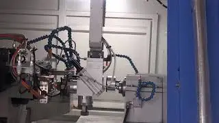 EGM 500 CNC with Gantry auto loader and unloader