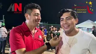 Nelson Kansela en el segundo dia  de feria Cosoleacaque