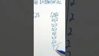 Equa&ccedil;&atilde;o Exponencial  2^&times; = 128