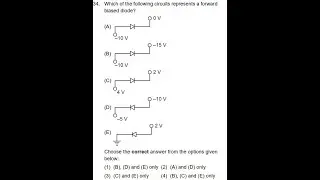 IIT JEE Mains 2025: Solution of question 34 based on forward biased on junction diode in electronics