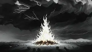 Shamanic Fire Soundscape - 10 Minute Meditation Reflecting Fire Element Energy.  Relaxing | Healing