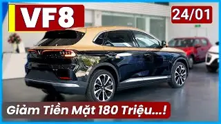 Gi&aacute; Xe VF8 Th&aacute;ng 01/2026. Giảm 180 Triệu, Lăn B&aacute;nh & Trả G&oacute;p Thực Tế | Xe Việt