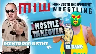El Bano (c) vs. Officer Rob Justice, Minnesota Independent Wrestling, 3/22/2025, Chanhassen, MN