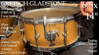 Gretsch Gladstone 3 way (1940-41?) 2nd Generation 3 ply(All Maple) + Re-ring