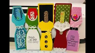 Cute DIY Dress Nail File Holder