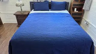 Love's cabin Quilts for Queen Bed Navy Blue Bedspreads Soft Lightweight Microfiber |QUICK OVERVIEW|