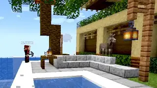 WE MADE A POOL FOR OUR TURTLES | Minecraft Skyblock One Block - Episode 5