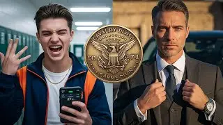 Teen Mocks JANITOR on TikTok, Billionaire Arrives with His Dad's Challenge Coin&hellip;