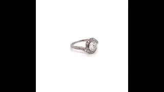 Art Deco Swirl Ring