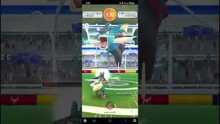 Mega Gyarados Solo (No Weather Boost, Mega Lucario Only, 1 Second Left)