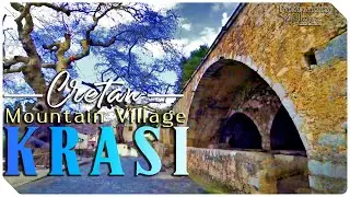 🇬🇷 Crete, Krasi Cretan Mountain Village Trip 2023, Greece - Kr&eacute;ta, tradičn&aacute; horsk&aacute; dedina Krasi