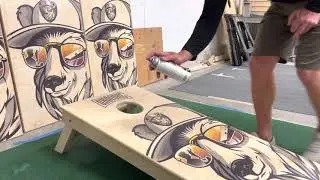 How to slow down cornhole boards