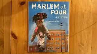 Ash reads Harlem at Four by Michael Datcher illustrated by Frank Morrison