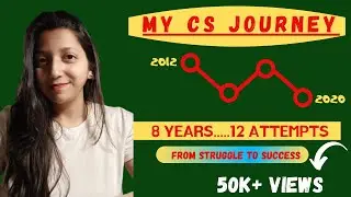 MY CS JOURNEY | 8 YEARS AND 12 ATTEMPTS | CS ANKITA AGARWAL| #NEVERGIVEUP #STRUGGLETOSUCCESS
