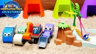 Spring Beach Party Adventure! Construction Truck Adventures