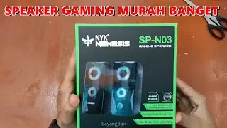 NYK Gaming Speaker SP-N03 RGB Light (USB CABLE + Audio Jack 3.5MM) - TOKOPEDIA SHOPEE